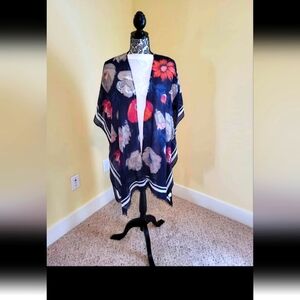Women's Wrap/Ruana by Woven Heart.  beautiful colors. Worn once.